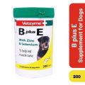 Vetzyme Puppy Dog Vitamins & Supplement B Plus E With Zinc & Selenium 200 Tablets. 