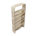 Deskside Bookshelf 5 Tier Book Rack Large Compact Sturdy Storage Bookshelf. 
