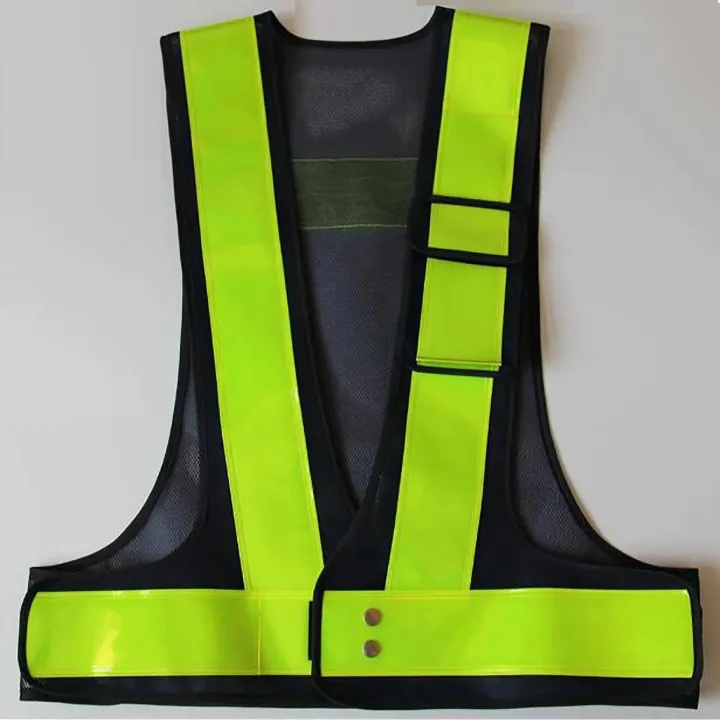 Reflective Vest Fluorescent Yellow Safety Supplies Clothing Luminous ...