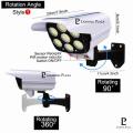Solar Light (2 × BATTERY) LED Solar Powered Lamp LED COB - CCTV Camera Model - Security - Solar Light Outdoor Street Spotlight - Garden Solar Wall Lamp. 