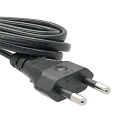 2X Universal Power Cable 1.5M 2-Hole Charging Cable 8-Character Tail for LED LCD TV Printer Power Cord EU Plug. 