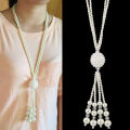 【Factory prices】N0528 Pearl Long Woolen Chain Personality Clothes Pendant Accessories Accessories for Women. 