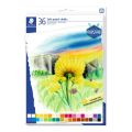 STAEDTLER® Colouring 36 Set - Colour Pencils + Watercolour Pencils + Soft Pastels. 