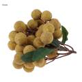 4x Artificial Fruits Longan Photography Props Home Kitchen Cabinet Decor. 