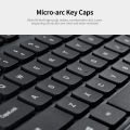 KM901 Keyboard Mouse Combo 2.4G Wireless 78 Key Mini Keyboard and Mouse Set Portable Office Combo - black. 
