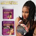Braiding Gel African Curly Hair Braid Gel Hair Locking Hold Hair Shaping Anti-Frizz Finishing Broken Hair Styling Gel Twist F0J5. 