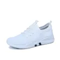 2022 Fashion Mens Casual Shoes White Lace-Up Breathable Shoes Sneakers Basket White Black Tennis Mens Trainers Zapatillas Hombre. 