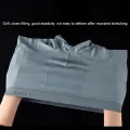 Miiow 3Pcs Men's Underwear Men's Traceless Summer Thin One Piece Ice Breathable Youth Four Corner Large Shorts L-4XL. 