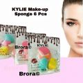 Women Kylie Makeup Sponge  Blending  Puff Set Of 6 Pcs. 