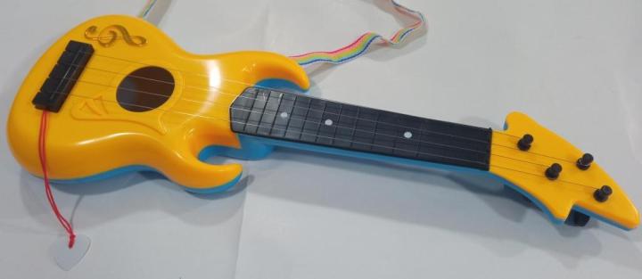 Plastic%20Guitar%20Kids%20Children%20Toy%20Guitar%20-%20Yellow%20-%20Image%203