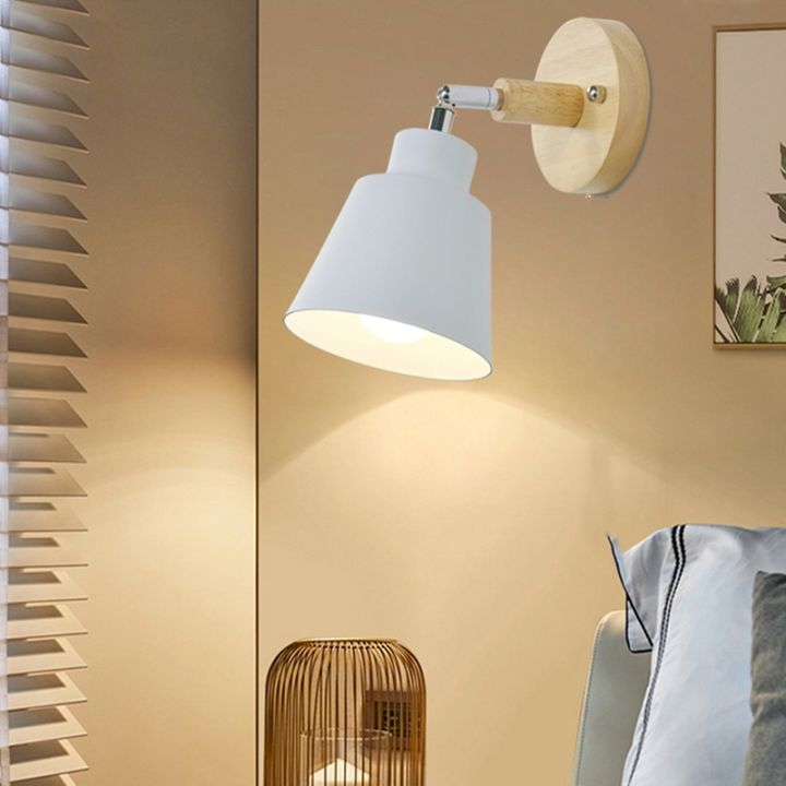 Wooden%20Wall%20Lights%20Bedside%20Wall%20Lamp%20Bedroom%20Wall%20Light%20Sconce%20for%20Kitchen%20Modern%20Wall%20Lamp%20Nordic%20Sconces(White)%20-%20Image%203