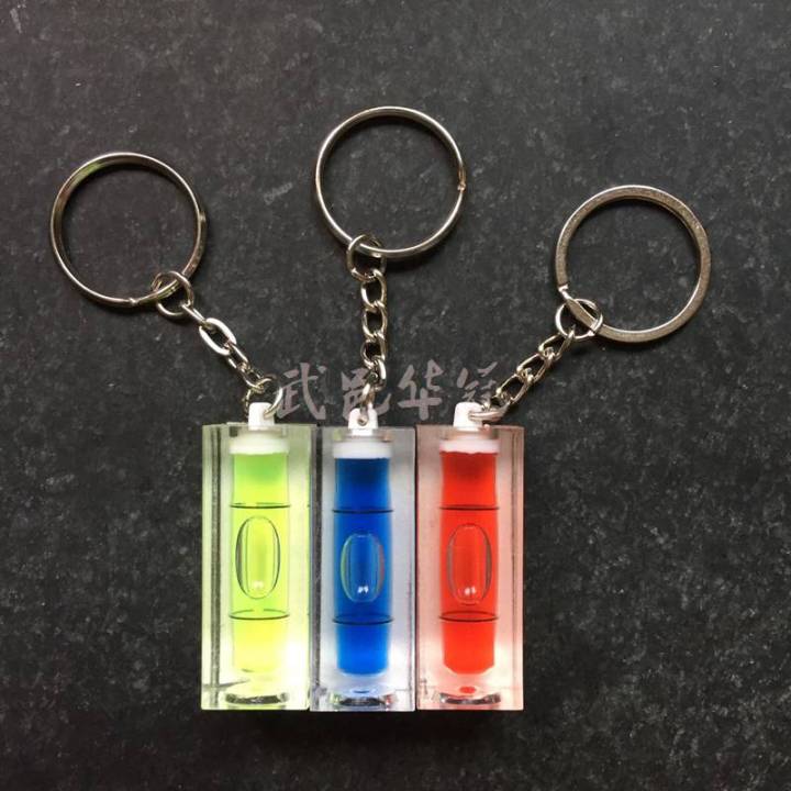 【InnovateWorld】Hot sale!! HACCURY Magnetic Level key chain Level Measuring Instrument Three Colors