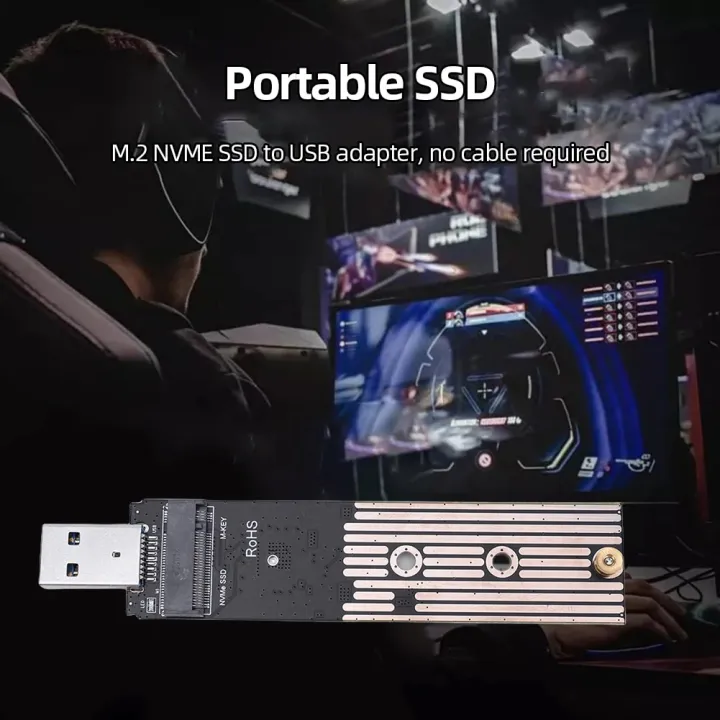M.2%20NVME%20Hard%20Disk%20Converter%20USB3.1%20SSD%20Converter%20Plug%20and%20Play%20SSD%20To%20USB%20Adapter%20Card%20for%20Samsung%20WD%20Black%20Intel%20NVME%20SSD%20-%20Image%204