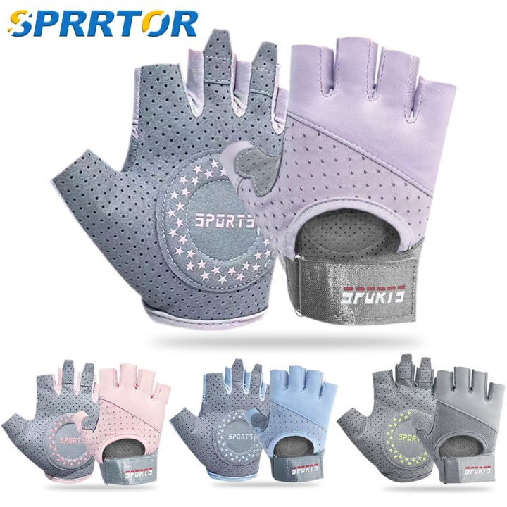 HOT 1Pair Weight Lifting Gloves Full Palm Protection,Workout Gloves for Gym,Cycling,Breathable,Super Lightweight for Mens and Women