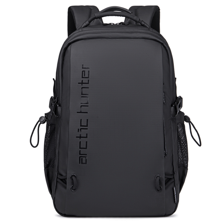 Arctic Hunter B00530 Black Unisex Multifunctional Water resistant Casual 15.6 inch Laptop Office Travel School Backpack Bag Light weight Bags for men and women backpacks