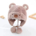 Cute Winter Baby Bear Hats Warm Soft Newborn Bonnet Hats Outdoor Ear Protection Boys Girls Beanie Cap Kids. 