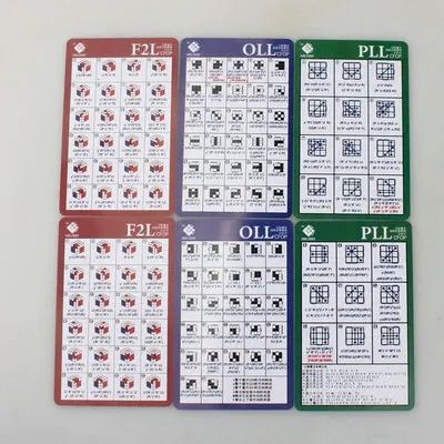 Pll Formulas 【DATA FROG Global MALL】MF 119 Advanced Formulas F2L Pll Oll Spinner ...