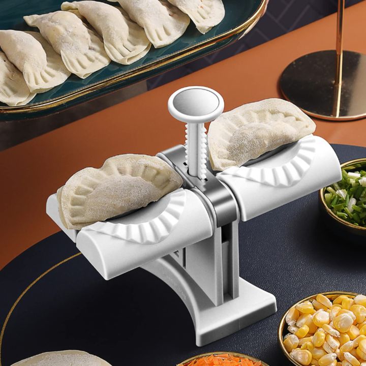 Dumpling Maker Automatic Dumpling Maker Machine Household Double Head Manual Dumpling Maker Mould