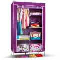 Folding Storage 2 door Wardrober Storage Wardrobe Cupboard Stylish look and Space Saving Portable Simple Wardrobe Clothes An Stuff Storage. 