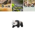 Miniature Resin Pandas 1/64 Bonsai Photography Props Cake Toppers Decoration. 