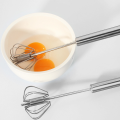 Egg Whisk, Stainless Steel Hand Push Whisk Blender for Home Egg Beater Milk Hand Push Mixer Stirrer - Kitchen Utensil for Blending, Whisking, Beating Stirring-Egg beater. 