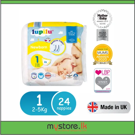 Lupilu Size 1 Newborn Nappies(24) 2-5kg