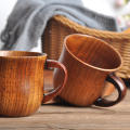 Sustainable Wooden Cup Rustic Style Handmade Eco-Friendly Drinking Cup Artisan Crafted Natural Wood Tea Cup for Home Home Kitchen Travel Accessory Gift Item Teaware Collection Drinkware Enthusiasts. 