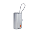 Sharge Flow Mini 2 Pro 5800mAh 22.5W Power Bank w/ Built-in USB-C Cable. 