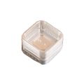 Pie Plastic Cupcake Packaging Box Mousse Container Cake Holder Mooncake Tray. 