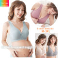 【ETOP】 Ready Stock M-3XL Pregnant Women Cotton Underwear Vest No Steel Ring Bra Maternity Push Up Bra Plus Size Breathable Front Buckle Large size Breastfeeding Bra comfy no wire Nursing Cover Bra. 
