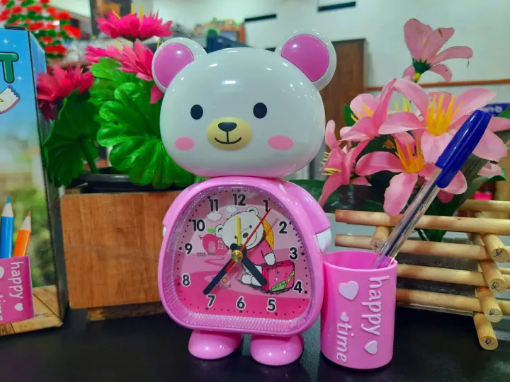 Cute%20Alarm%20Clock%20with%20Pen%20Holder%20-%20%20Kids%20-%20Image%203