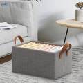Clothes Basket Multifunction Storage Closet Bin Large Foldable Storage Box for Wardrobe Bedroom. 