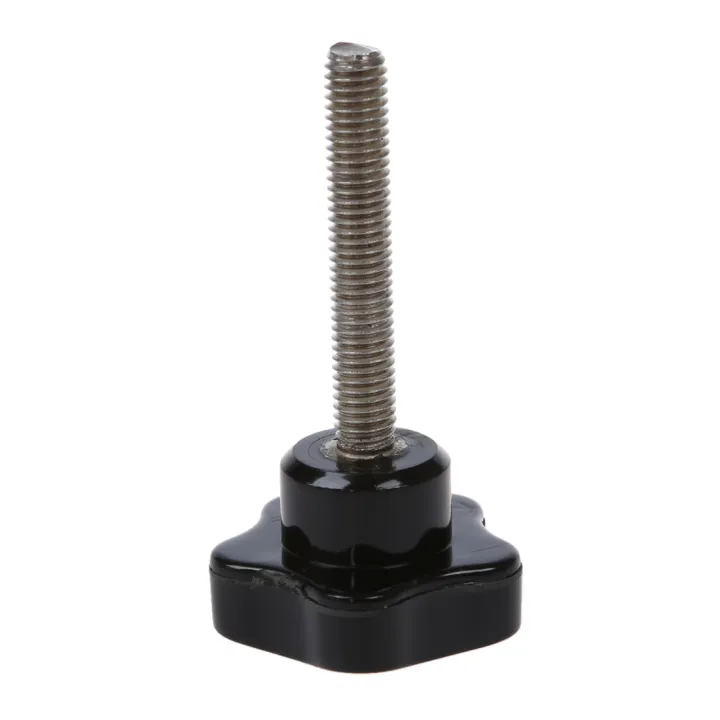 M8%20x%2050mm%20Thread%20Replacement%20Star%20Hand%20Knob%20Tightening%20Screw%20Black%20Silver%20Tone%20-%20Image%202