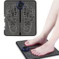 Ultimate Comfort EMS Foot Massager Electric Pulse Stimulator Mat with Acupuncture Foldable Foot Massager Pad and Remote for Pain Relief and Muscle Performance. 