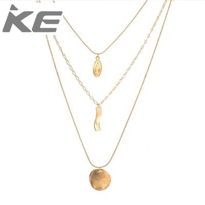 Gold Multi Layer Necklace for Women Girl Layered Necklaces Collares B37206