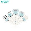VGR Body Shaver Professional Shaver Set Electric Hair Removal Waterproof Lady Care Set 5 In 1 Epilator Machine for Women V-703. 