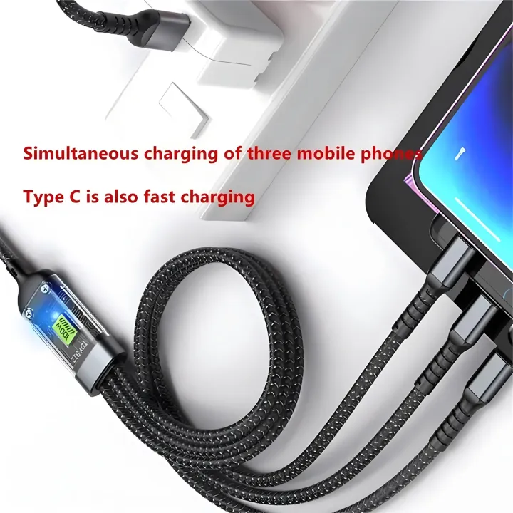 100W%203%20In%201%20Fast%20Charging%20Cable%20Nylon%20Universal%20Multi%20Charger%20Cable%20USB%20cable%20Type%20C%20Usb%20Micro%20For%20Iphone%20Samsung%20Huawei%20Xiaomi%20Multi%20Port%20Multiple%20Charging%20Wire%20-%20Image%205