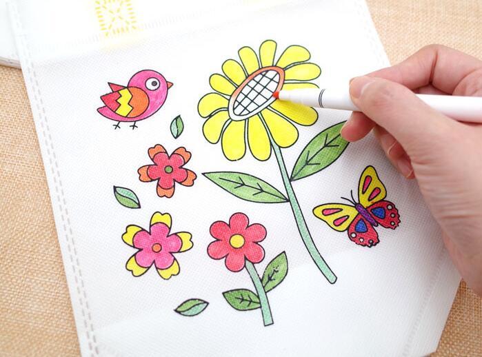 1/5pcs%20DIY%20Graffiti%20Bag%20with%20Markers%20Handmade%20Painting%20Non-Woven%20Bag%20for%20Children%20Arts%20Crafts%20Color%20Filling%20Drawing%20Toys%20Gifts%20-%20Image%205