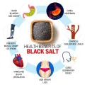 Black Salt Powder 500g Pack Suitable for Daily use. 
