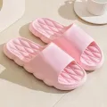 【WEJA】Summer Slippers Women Lightweight Home Anti Slip Bathroom Slides Male Comfort Soft Outdoor Beach Couple EVA Slippers Solid Color. 