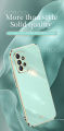 For Samsung Galaxy A32 4G Back Cover Fashion Shiny Plating Square Bumper Camera Protection Case Soft Silicone Shockproof Protective Mobile Phone Cases. 