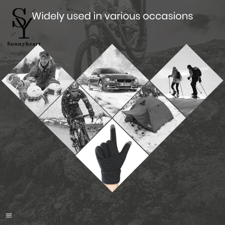 Sunnyheart%20Winter%20Knitted%20Gloves%20Stylish%20Touch%20Screen%20Winter%20Gloves%20for%20Women%20Men%20Warm%20Windproof%20Fashionable%20Knitted%20Gloves%20with%20Ribbed%20Cuffs%20Thick%20Plush%20Lining%20Gloves%20-%20Image%209