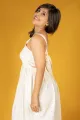 Araliya Back Tie Midi Dress. 