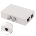 【Fullyoung_520 Store】Mini 2 RJ45 RJ-45 Network Switch Ethernet Box 2 Way Port. 