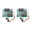 2X DC 10-55V 12V 24V 36V 48V 55V 100A Motor Speed Controller PWM HHO RC Reverse Control Switch with LED Display. 
