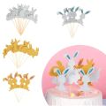 Pers Glitter Rabbit Festival Supplies Cake Pers Happy Easter Rabbit Glitter Rabbit Cupcake Easter Ornament. 