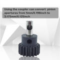 10Pcs Motor Axle 3.17mm to 5mm Change over Shaft Adapter Sleeve. 