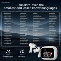 Anrushide UYUXIO Noise Cancelling AI Language Translator Earbuds 144 Languages Bargain price Translator Device and Accents 8 Offline Language Earphones. 