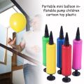 Portable Pump Balloon Inflator Multi-purpose Large Hand Push Inflator Wedding Birthday Balloon Party Supplies Random Color. 