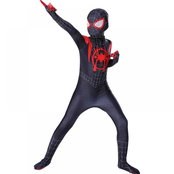 New%20Spiderman%20Cosplay%20Costumes%20Bodysuit%20Masks%20Movie%20Superhero%20Miles%20Morales%20Role%20Play%20Aldult%20Kids%20Boy%20Christmas%20Fantasy%20Jumpsuit%20-%20Image%202